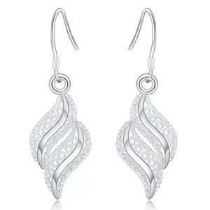 Boutique 925 Sterling Silver Bohemian Vintage Dangle Earrings